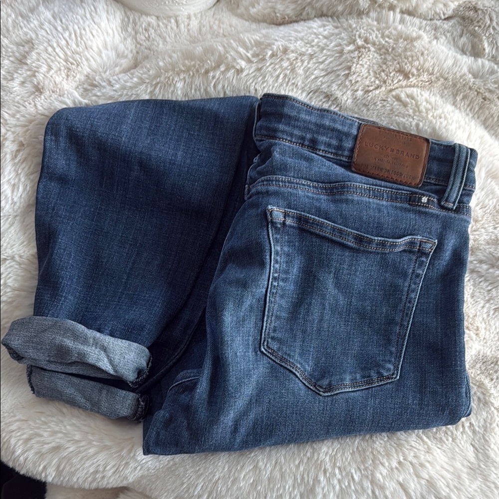 Lucky Brand Women's Dark Indigo Skinny Jeans